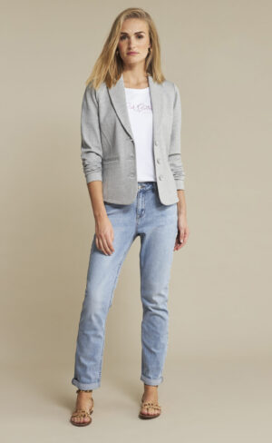 Żakiet Punta SRB4537 szary melanż Red Button