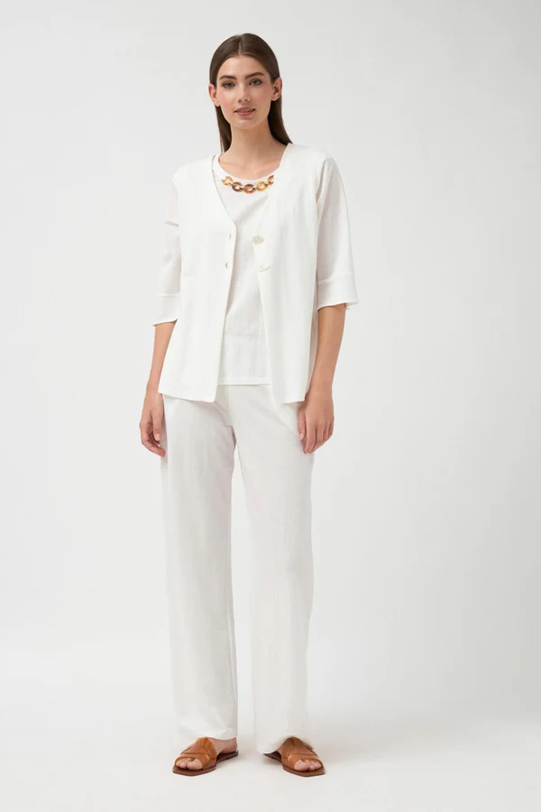 Bluzka top Yamila w kolorze beżowym Tinta & Bariloche - obrazek 6