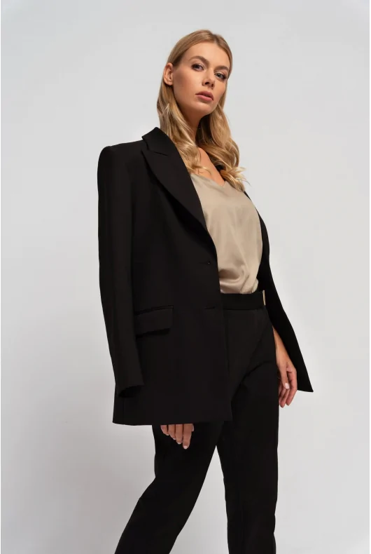 SABA - czarna marynarka Cotton Club - obrazek 4