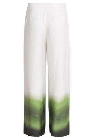 Spodnie z szerokimi nogawkami z nadrukiem ombre 25019 Smashed Lemon - obrazek 7