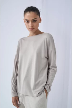 Longsleeve - TOK I2 w kolorze j.taupe Cotton Club