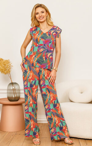 Komplet Prisca multikolor Kaskada Fashion