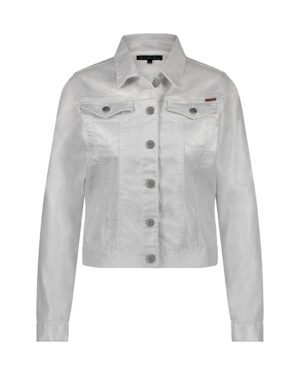 Kurtka w kolorze srebrnym z lekkim połyskiem Jackie sparkle silver Red Button.