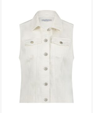 Kamizelka Joekie off white denim SRB4507 Red Button