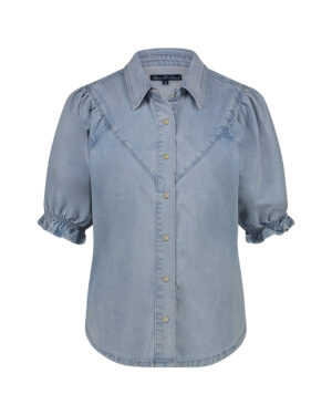 Jeansowa bluzka Victoria bleach SRB4548A Red Button