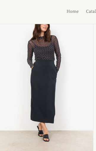 Spódnica Soyaconcept SC-FELUCCA 4 Czarna/grafit - obrazek 2