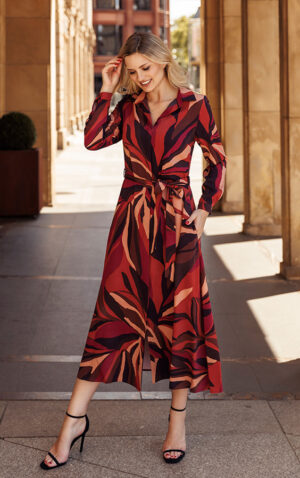 Sukienka Arystea multikolor Kaskada Fashion