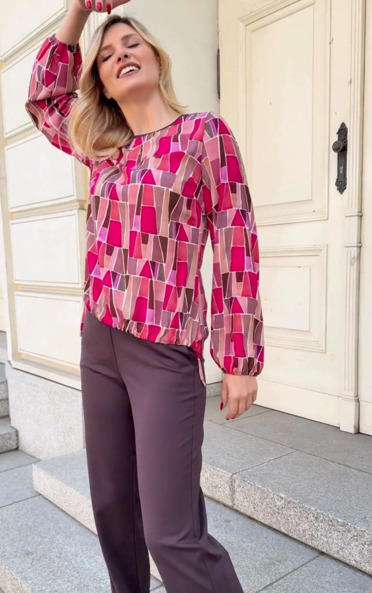 Bluzka Irena Kaskada fashion - obrazek 3