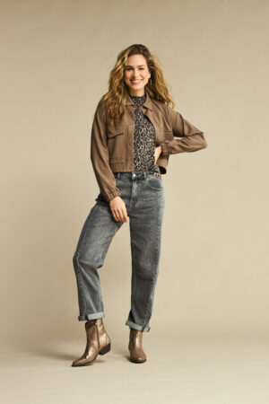 Bomberka JKT Punta Warm taupe Red Button