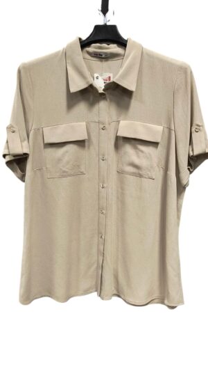 Beżowa koszula damska Verta Top-Bis