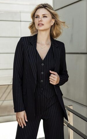 Żakiet Lorelai Tenis czarny Kaskada Fashion