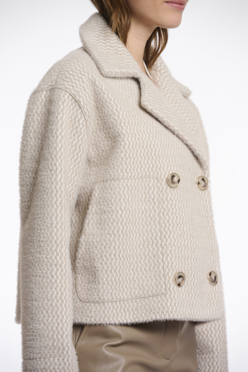 dwurzędowa krótka Kurtka Oria RINO&PELLE - obrazek 2