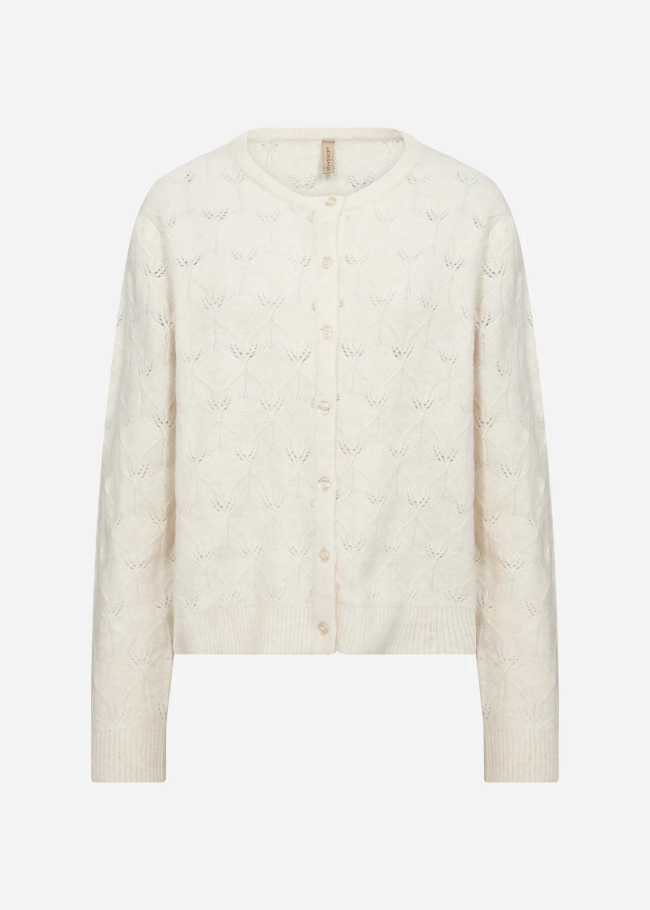 Ażurowy Kardigan w kolorze Kremowym SC-VIKI 2 Soyaconcept - obrazek 2