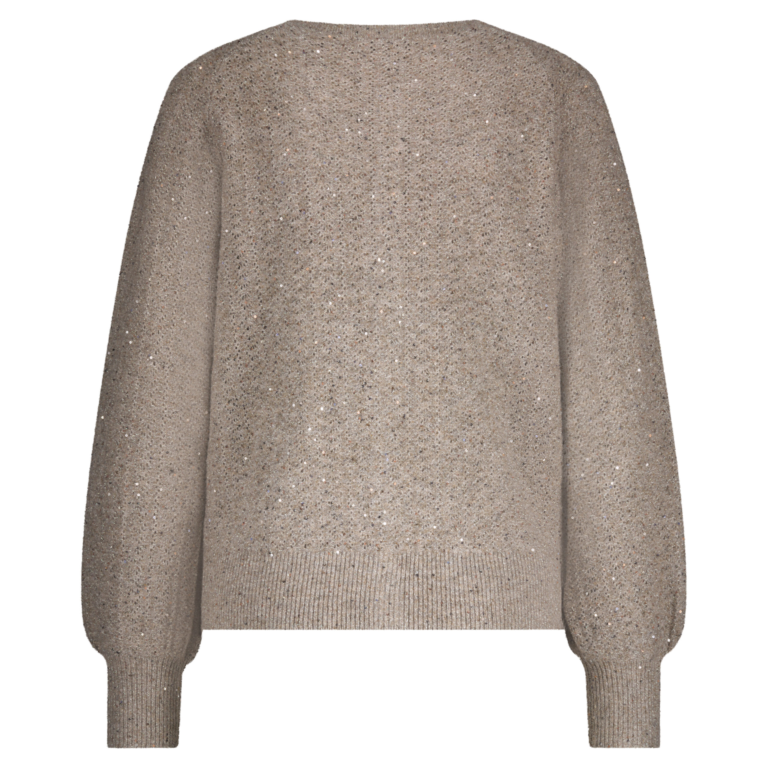 Sweterek Cardigan Ajour Sparkle Truffle SRB4605 Red Button - obrazek 2