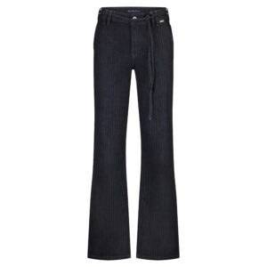 Spodnie Claudette Stripe L- 33 Ciemnoniebieski Red button