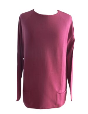 Tunika w kolorze zgaszonej fuksji AL-B0