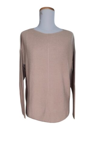 BLUZKA sweterkowa w kolorze camelowym AL-BO COLLECTION