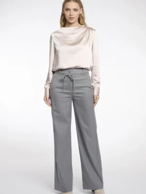 Spodnie Rino & Pelle Charlee w kolorze szarym melanżowym