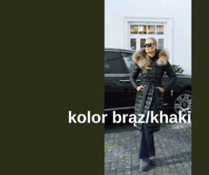 Płaszcz brąz/khaki DT 011 bis puchowy Fratelli