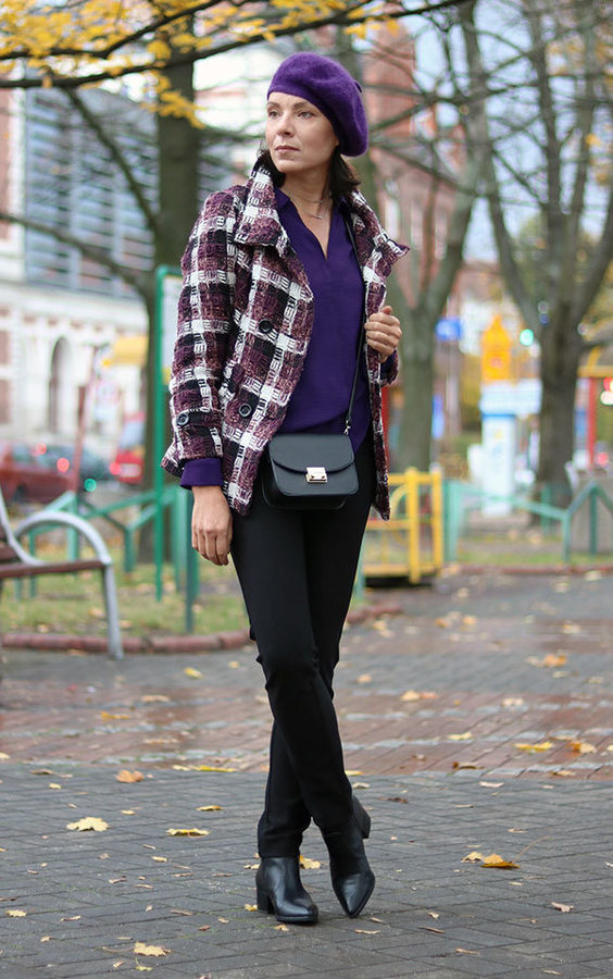 Spodnie Flo szare melange Kaskada Fashion - obrazek 3