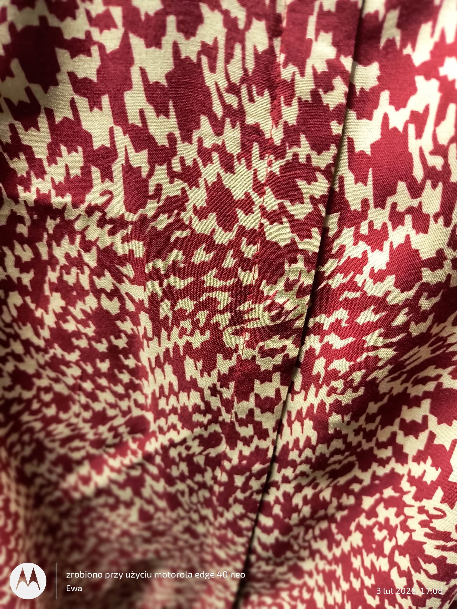 Wiskozowa koszula beżowo-czerwona SC-VAN 2 Soyaconcept - obrazek 6