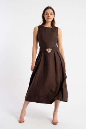 Sukienka Lotta Brown SS26 Click Fashion