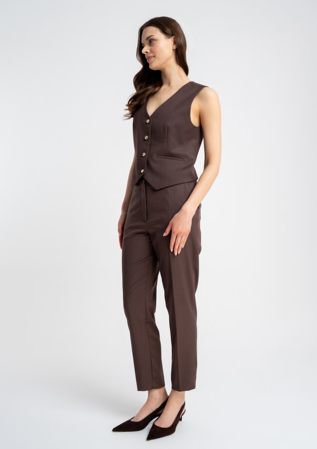 Spodnie Ala Brown SS26 Click - obrazek 2