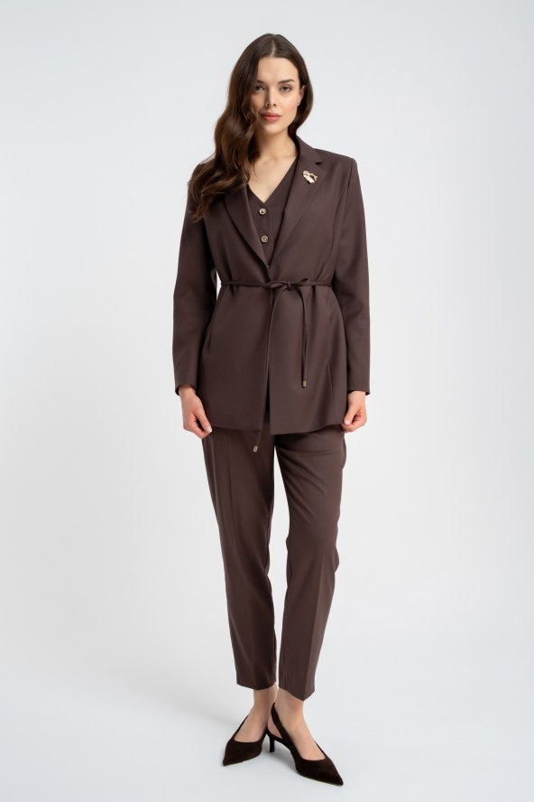 Spodnie Ala Brown SS26 Click - obrazek 7
