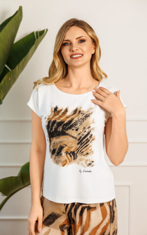 Top Lucy taupe Kaskada Fashion
