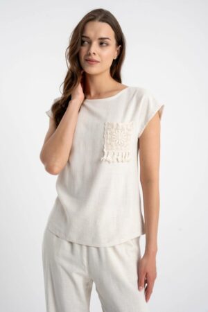 Bluzka Nela Linen SS26 Click Fashion
