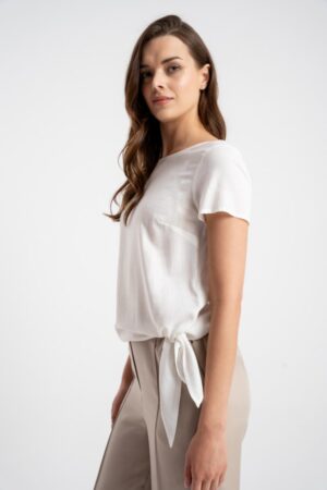 Bluzka Idalia Golden White SS26 Click Fashion