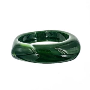 Bransoleta DUBLON 31144 – Zielona Bangle z Lucite