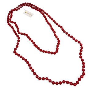 Naszyjnik DUBLON 31597 – Ciemnoczerwone Korale