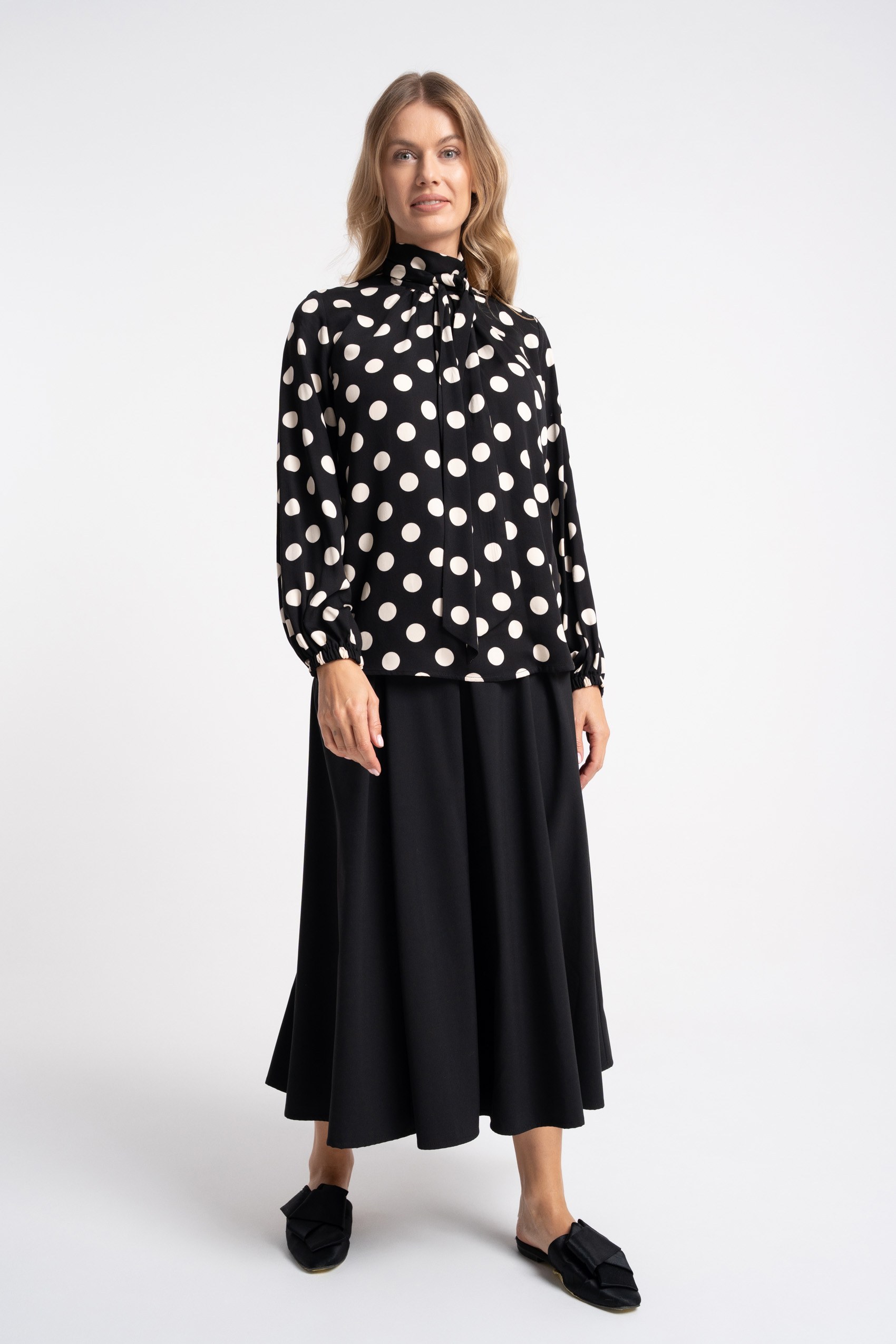 Bluzka Roma Black Dots AW26 Click Fashion - obrazek 4