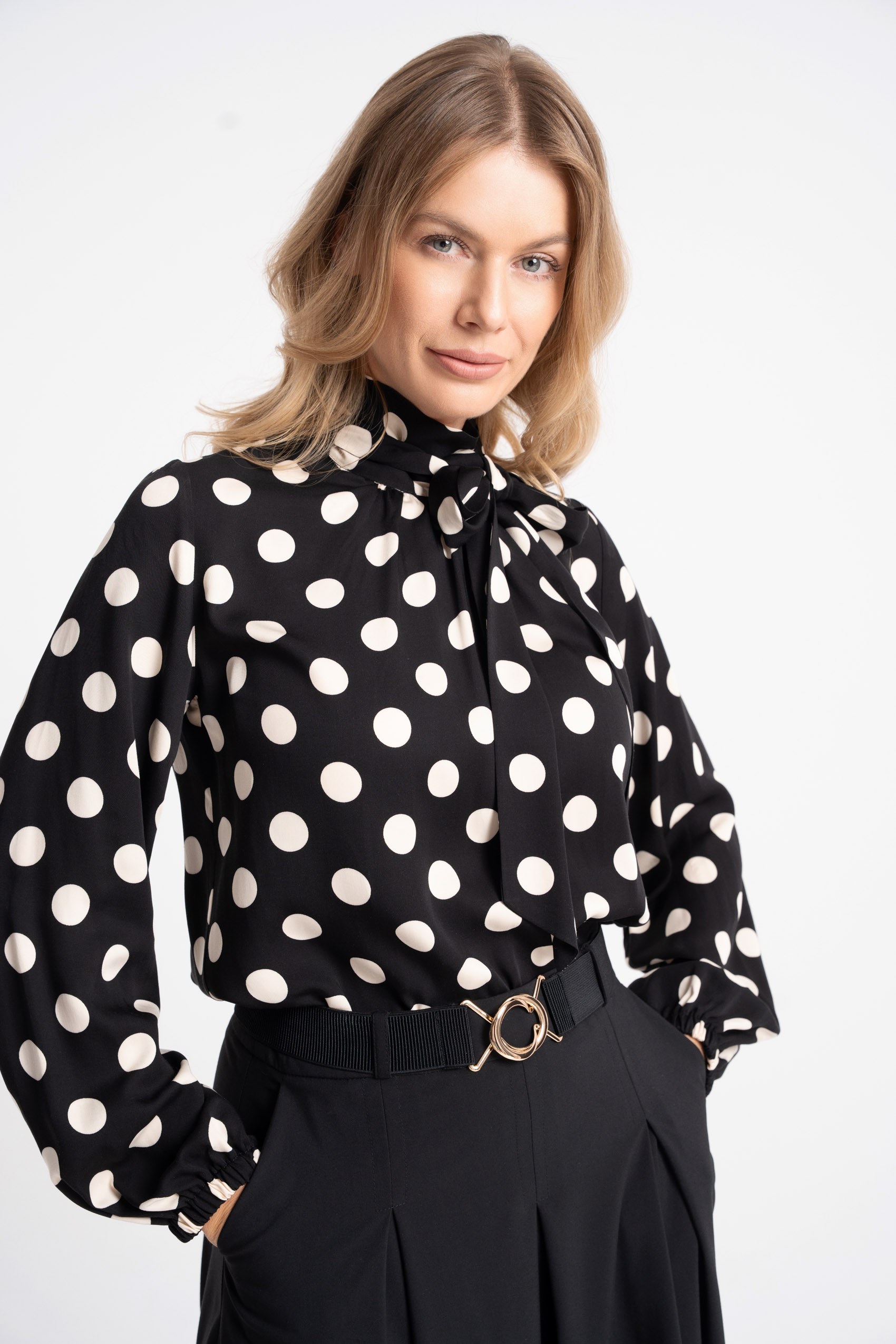 Bluzka Roma Black Dots AW26 Click Fashion
