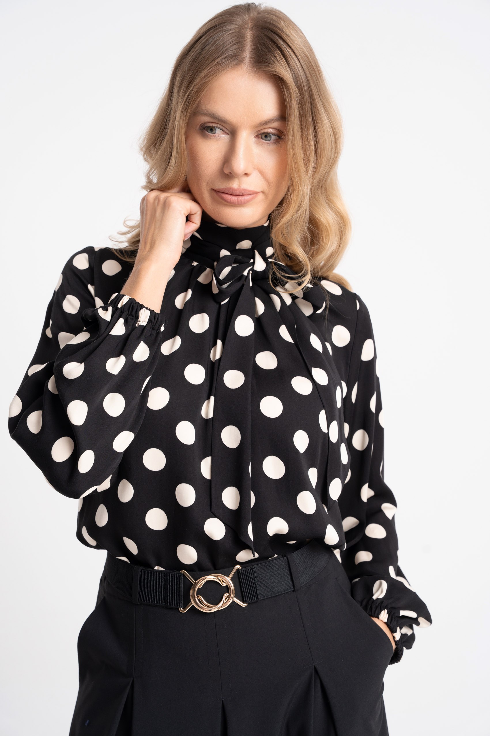 Bluzka Roma Black Dots AW26 Click Fashion - obrazek 2