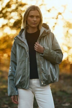 Kurtka MOUSSE Silver Green District-outerwear
